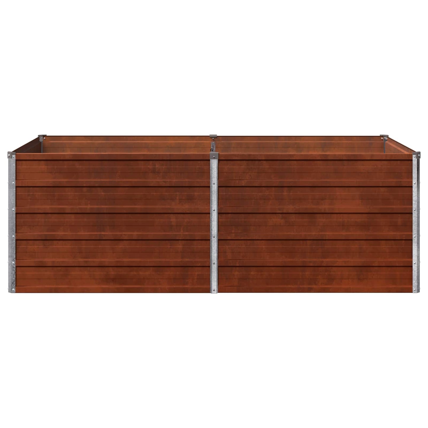 vidaXL Raised Garden Bed Rusty 160 x 80 x 55 cm corton