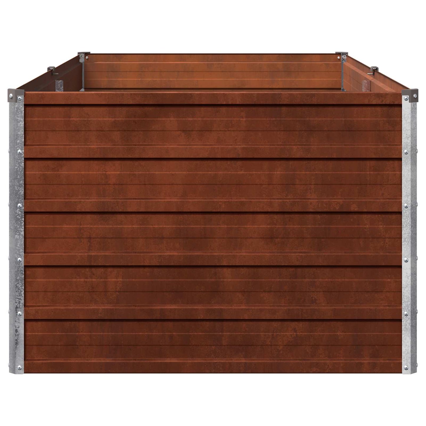 vidaXL Raised Garden Bed Rusty 160 x 80 x 55 cm corton