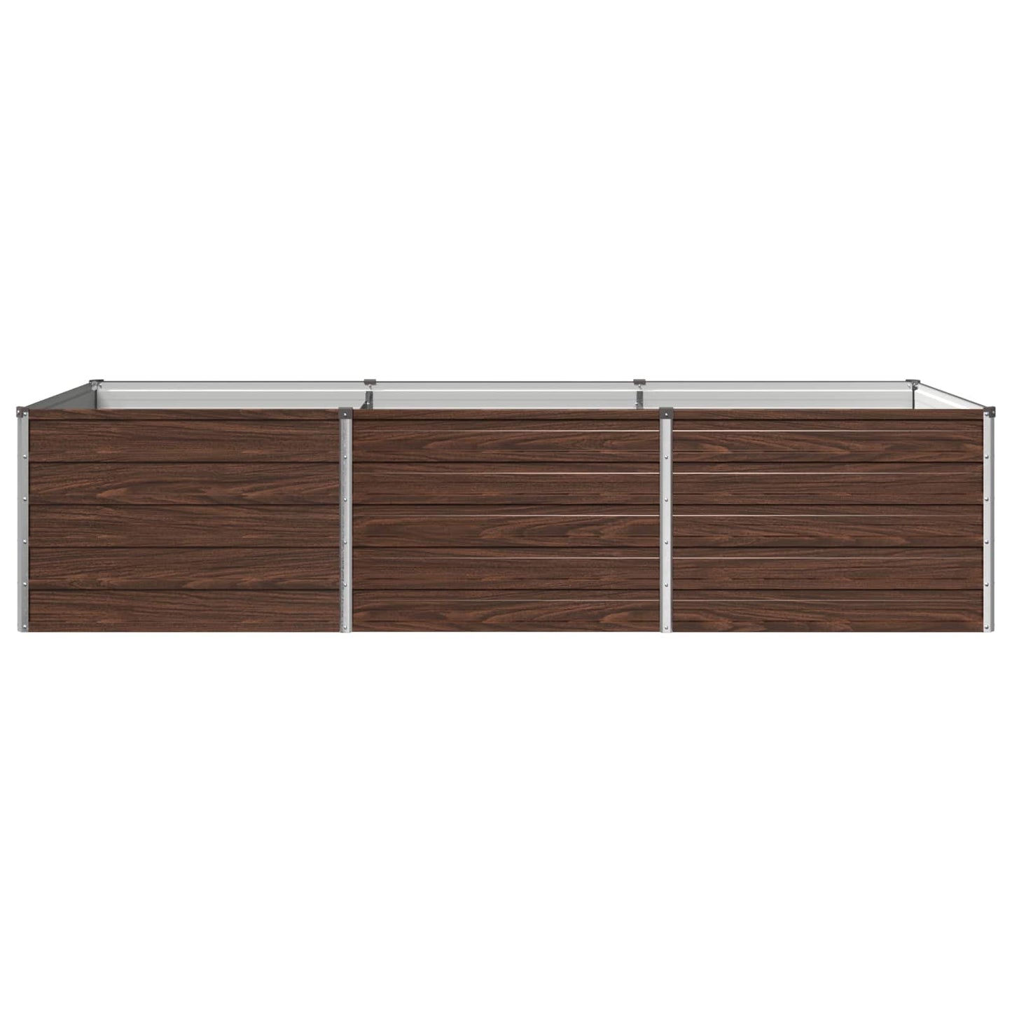 vidaXL Raised Garden Bed Black 240 x 80 x 55 cm cold-rolled steel