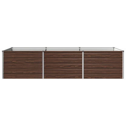 vidaXL Raised Garden Bed Black 240 x 80 x 55 cm cold-rolled steel