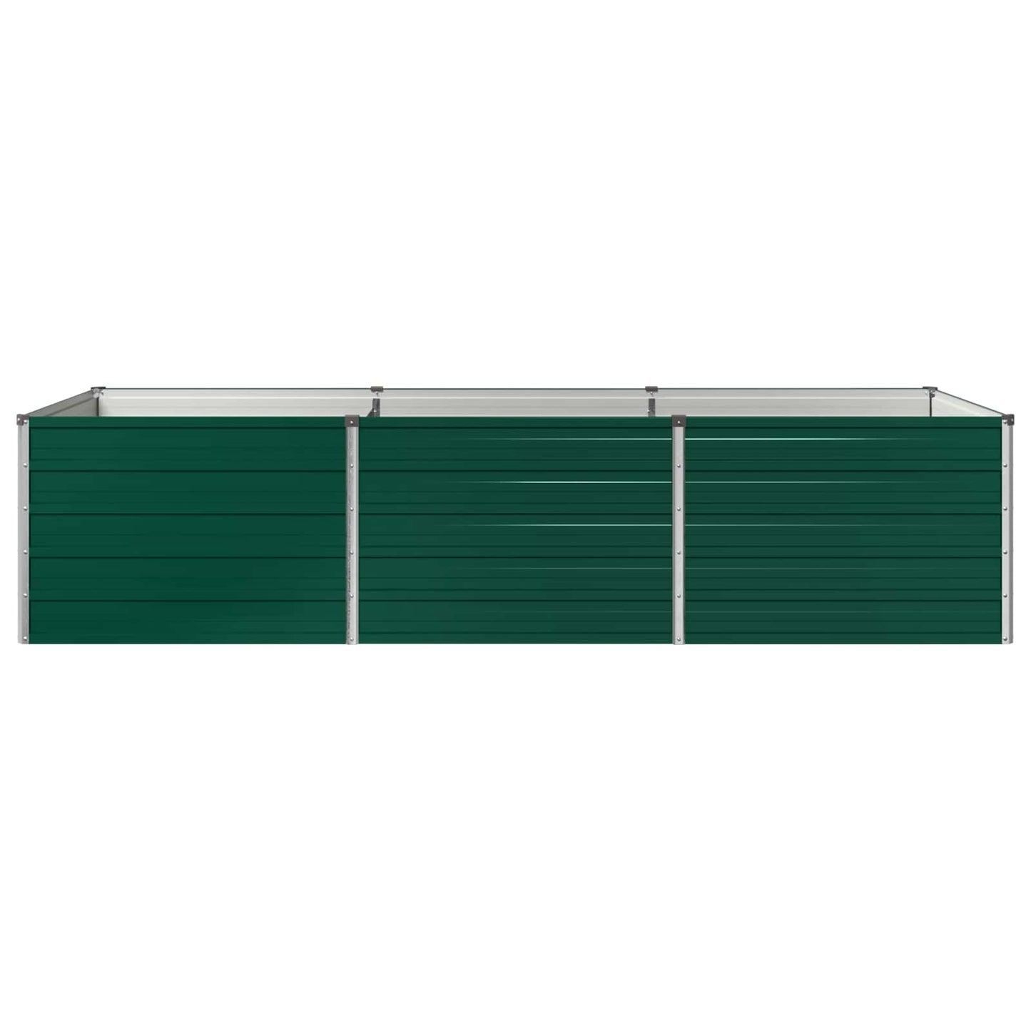 vidaXL Raised Garden Bed Green 240 x 80 x 55 cm cold-rolled steeel