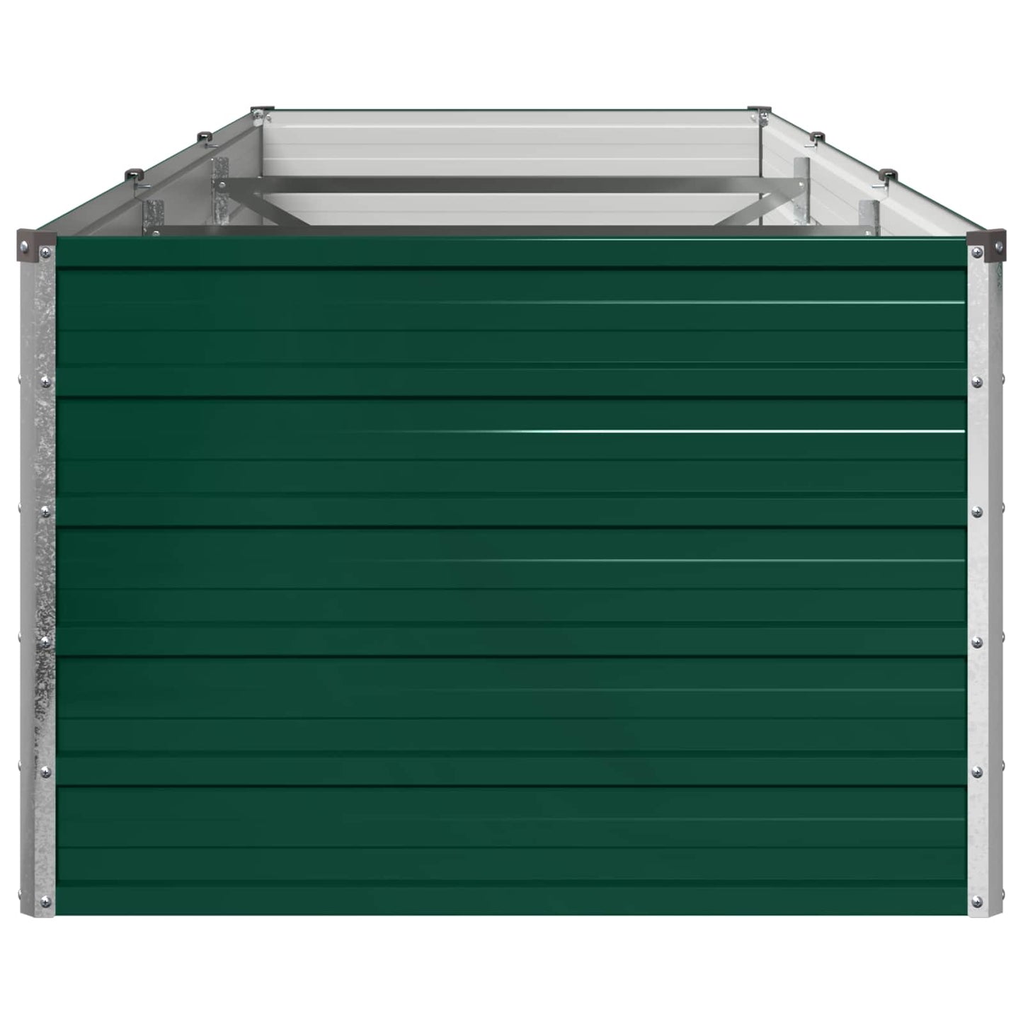 vidaXL Raised Garden Bed Green 240 x 80 x 55 cm cold-rolled steeel