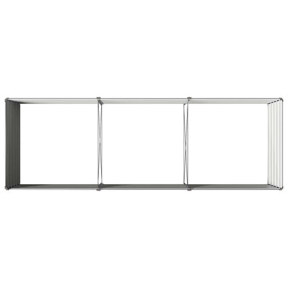 vidaXL Raised Garden Bed Anthracite 240 x 80 x 55 cm cold-rolled steel