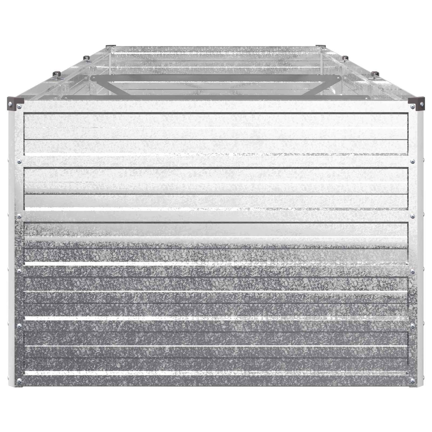 vidaXL Raised Garden Bed Silver 240 x 80 x 55 cm galvanized