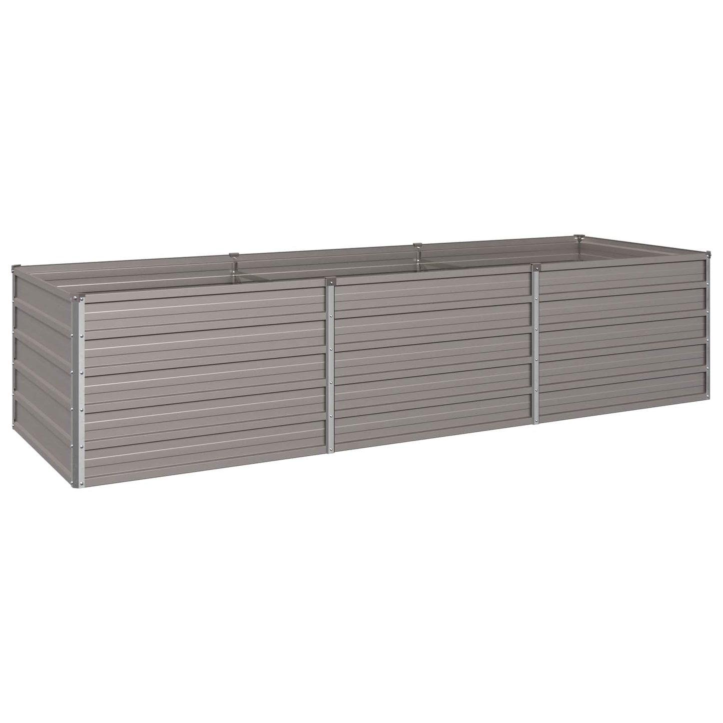 vidaXL Raised Garden Bed Rusty 240 x 80 x 55 cm corton