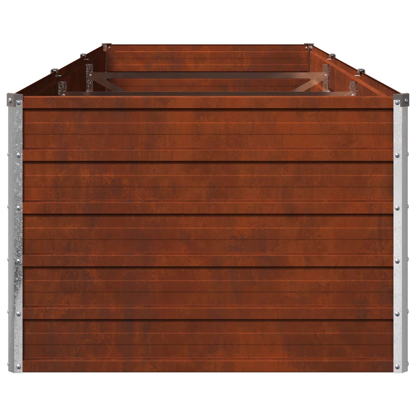 vidaXL Raised Garden Bed Rusty 240 x 80 x 55 cm corton