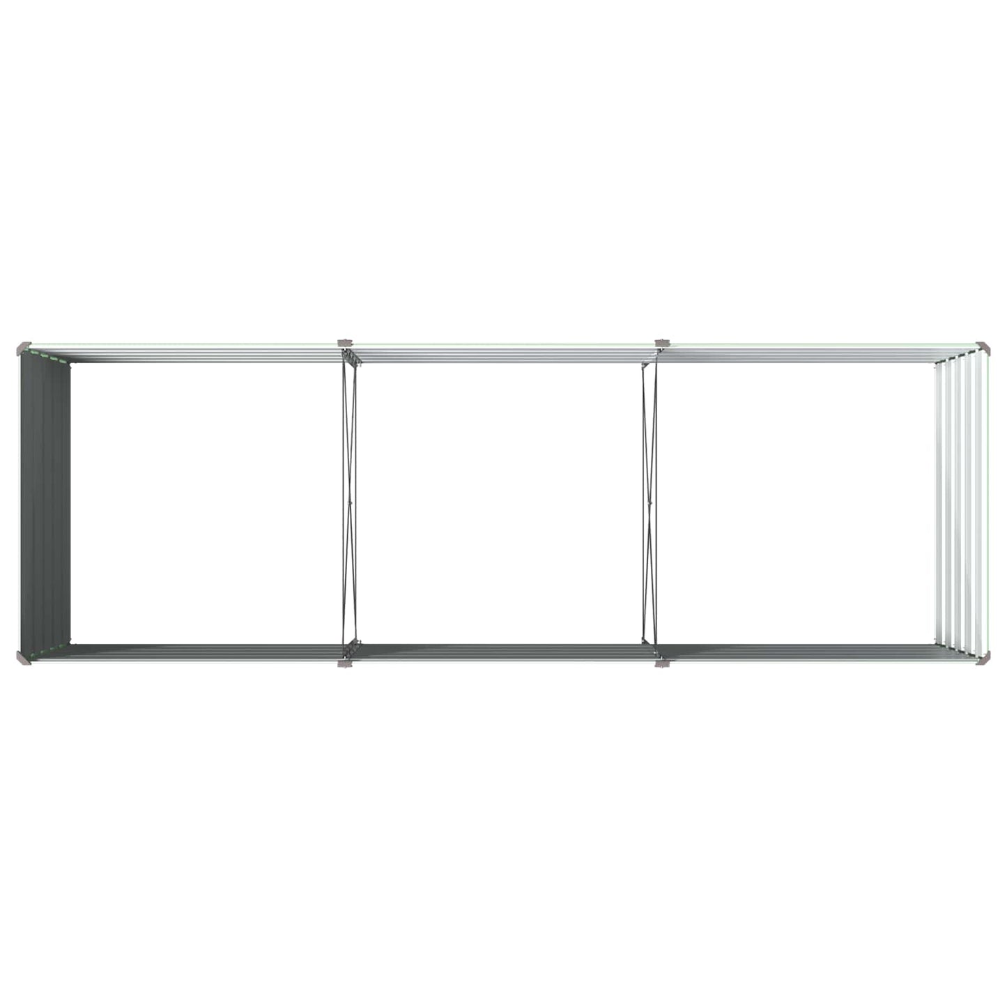 vidaXL Raised Garden Bed Pastel Green 240 x 80 x 55 cm