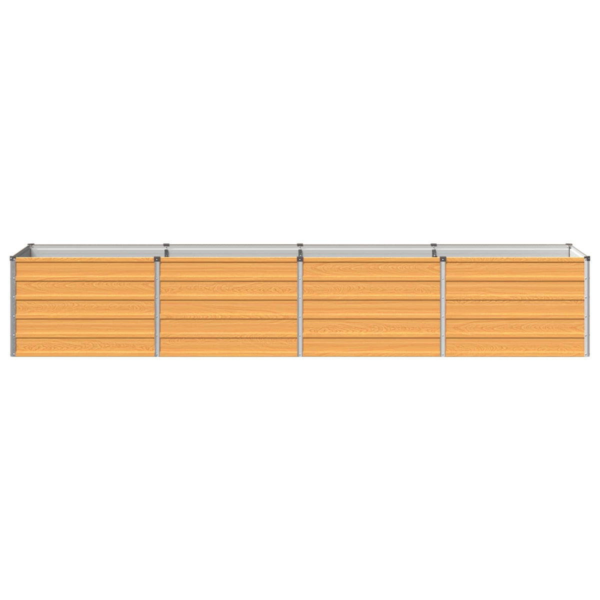 vidaXL Raised Garden Bed Wood Natural 321 x 80 x 55 cm