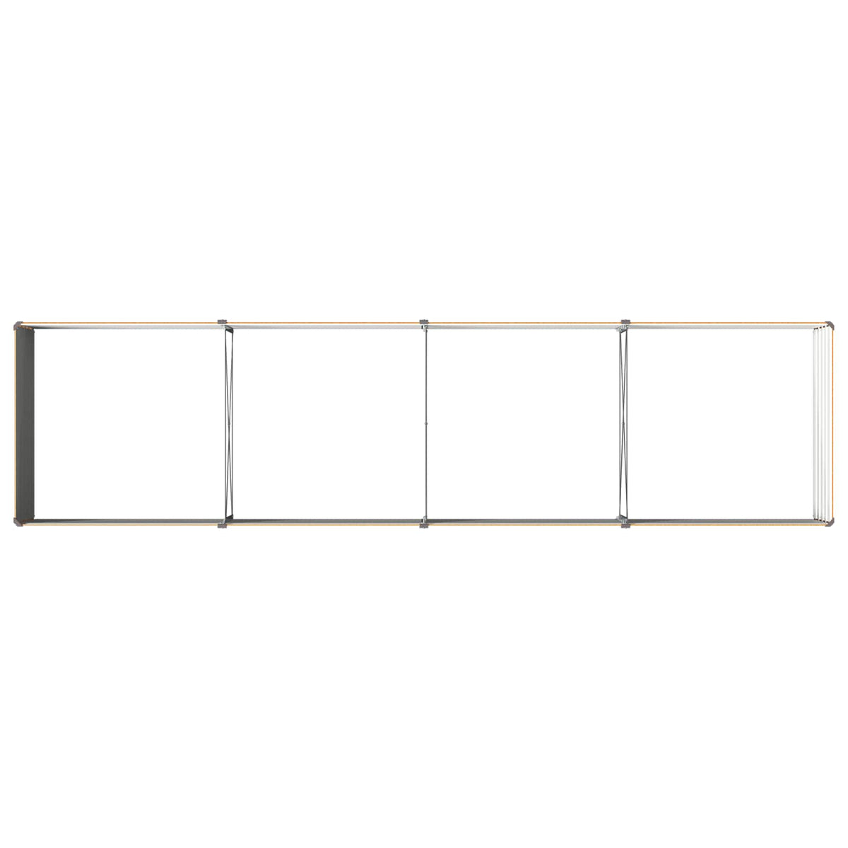 vidaXL Raised Garden Bed Wood Natural 321 x 80 x 55 cm
