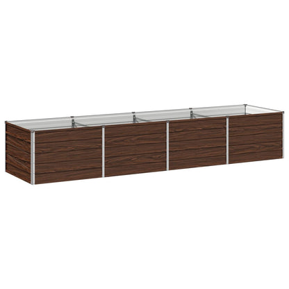 vidaXL Raised Garden Bed Black 320 x 80 x 55 cm cold-rolled steel