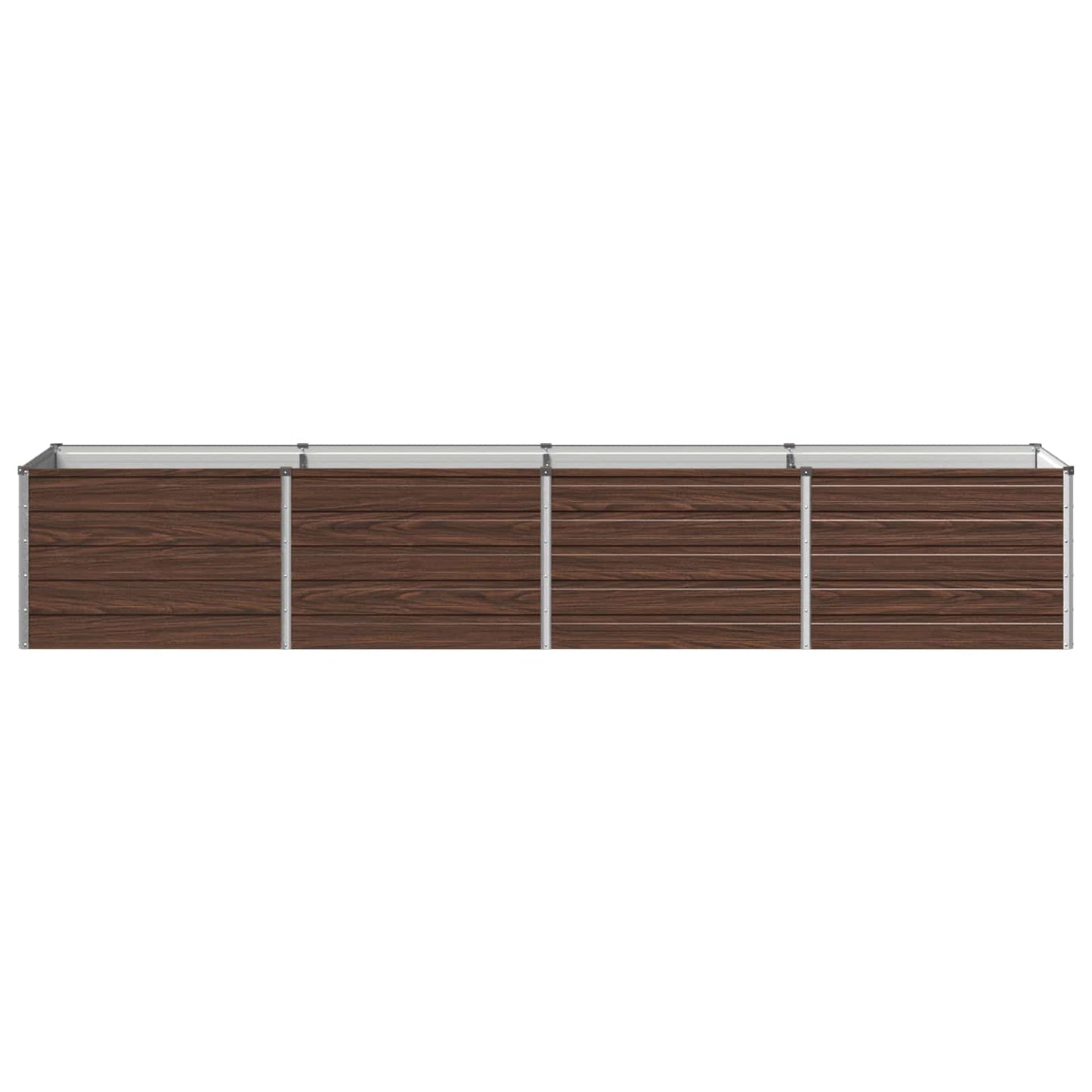 vidaXL Raised Garden Bed Black 320 x 80 x 55 cm cold-rolled steel