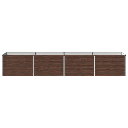 vidaXL Raised Garden Bed Black 320 x 80 x 55 cm cold-rolled steel