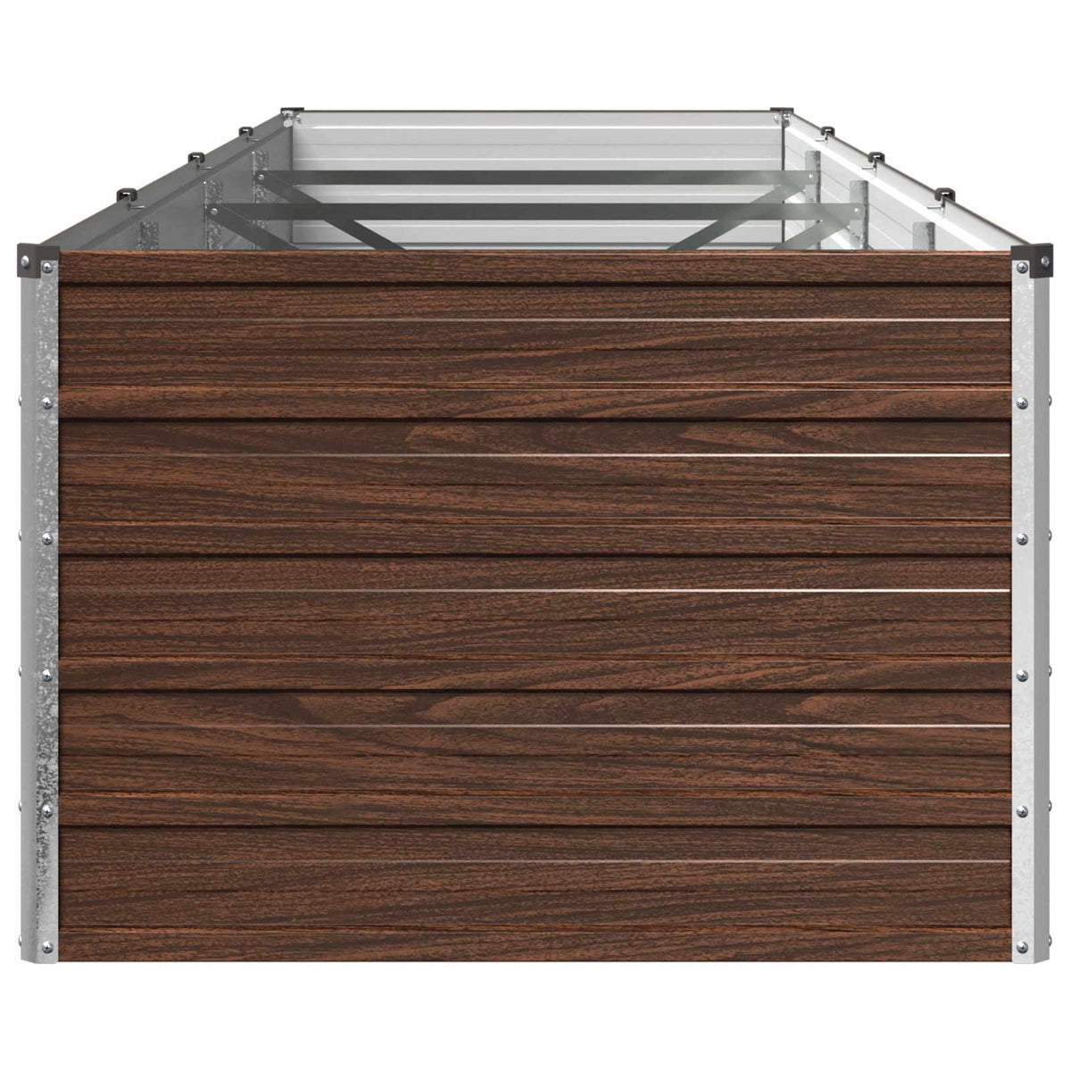 vidaXL Raised Garden Bed Black Walnut 321 x 80 x 55 cm