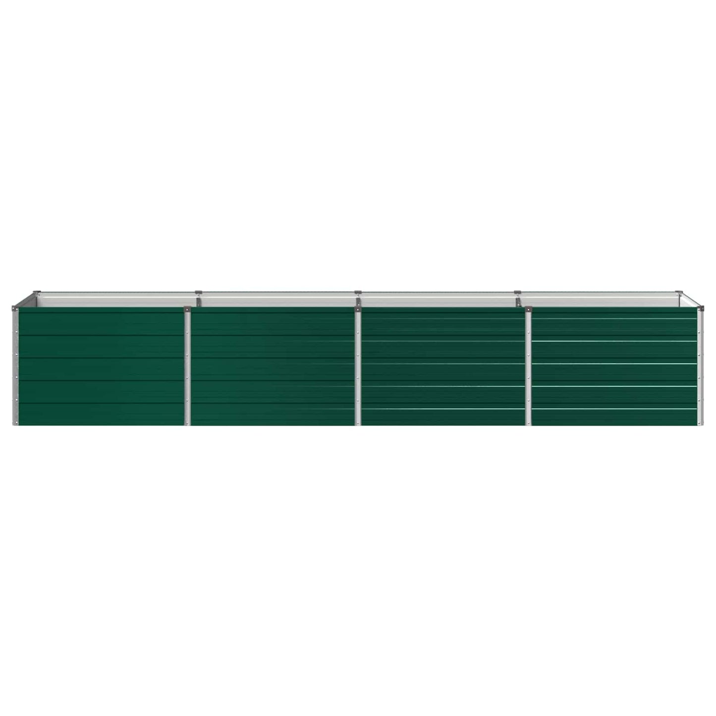 vidaXL Raised Garden Bed Green 320 x 80 x 55 cm cold-rolled steeel