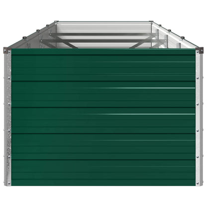 vidaXL Raised Garden Bed Green 320 x 80 x 55 cm cold-rolled steeel