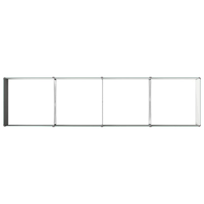 vidaXL Raised Garden Bed Green 320 x 80 x 55 cm cold-rolled steeel