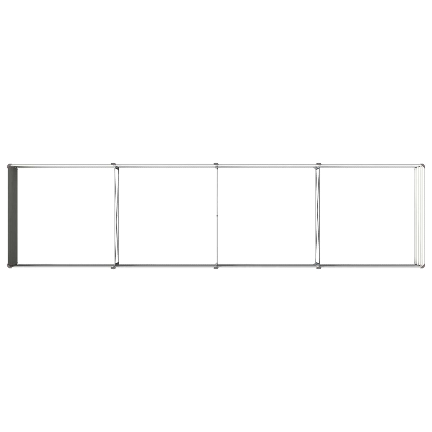 vidaXL Raised Garden Bed Grey 320 x 80 x 55 cm cold-rolled steel