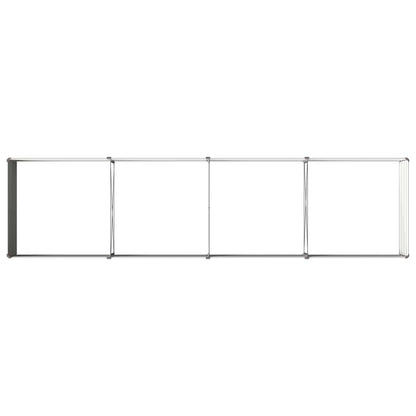 vidaXL Raised Garden Bed Grey 320 x 80 x 55 cm cold-rolled steel