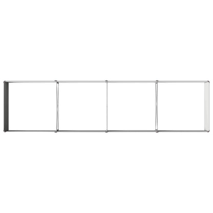 vidaXL Raised Garden Bed Anthracite 320 x 80 x 55 cm cold-rolled steel