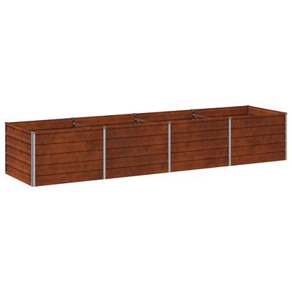 vidaXL Raised Garden Bed Rusty 320 x 80 x 55 cm corton