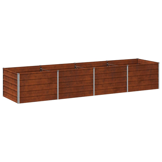 vidaXL Raised Garden Bed Rusty 320 x 80 x 55 cm corton