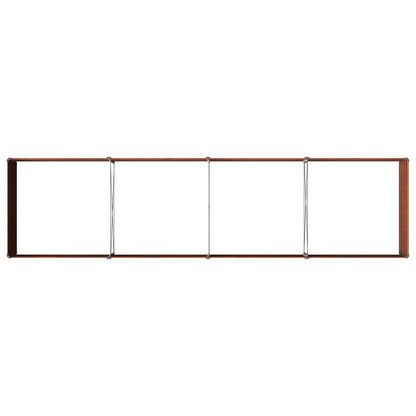 vidaXL Raised Garden Bed Rusty 320 x 80 x 55 cm corton