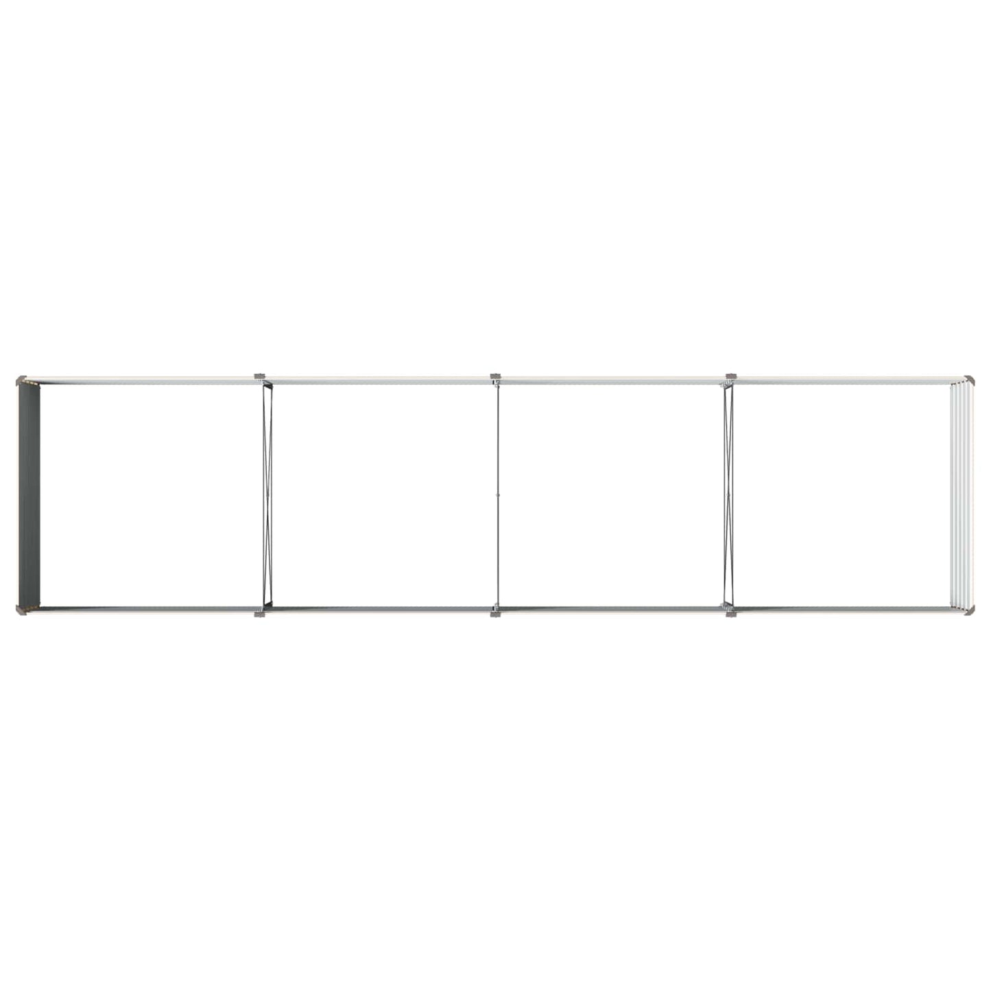 vidaXL Raised Garden Bed Ivory 320 x 80 x 55 cm cold-rolled steel