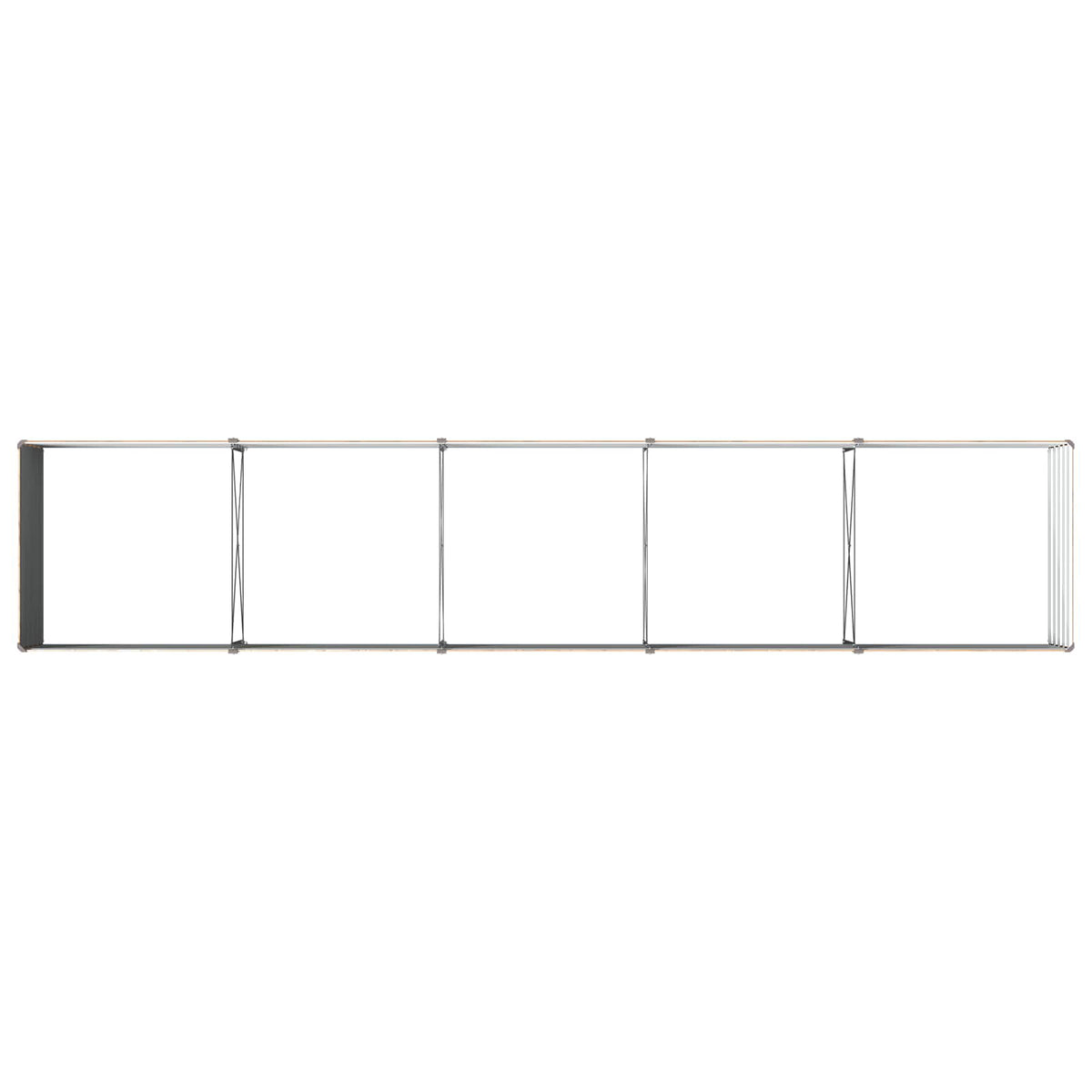 vidaXL Raised Garden Bed Wood Brown 400 x 80 x 55 cm Galvanised Steel
