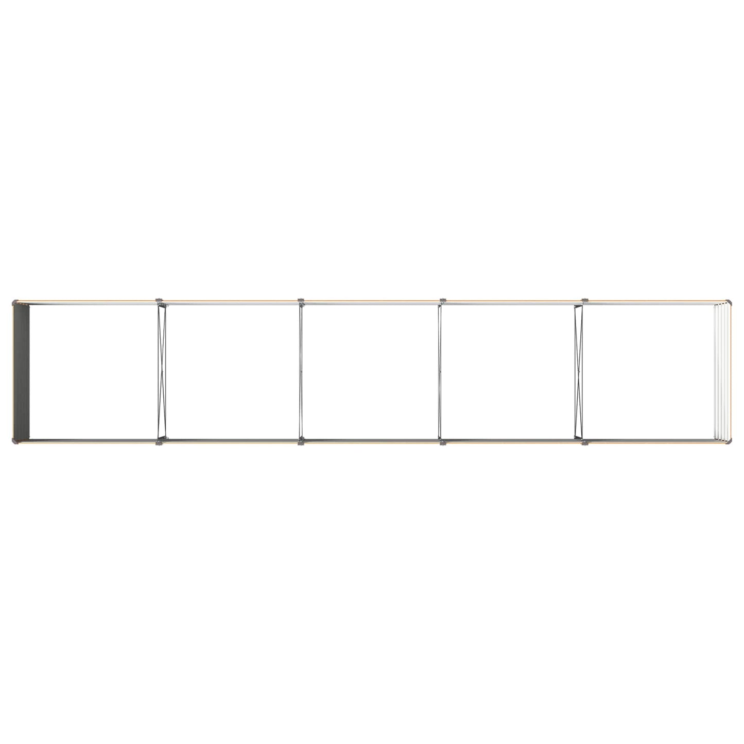 vidaXL Raised Garden Bed Natural 400 x 80 x 55 cm cold-rolled steel