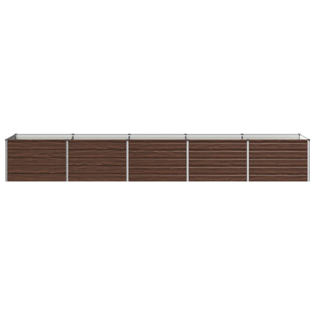 vidaXL Raised Garden Bed Black Walnut 400 x 80 x 55 cm