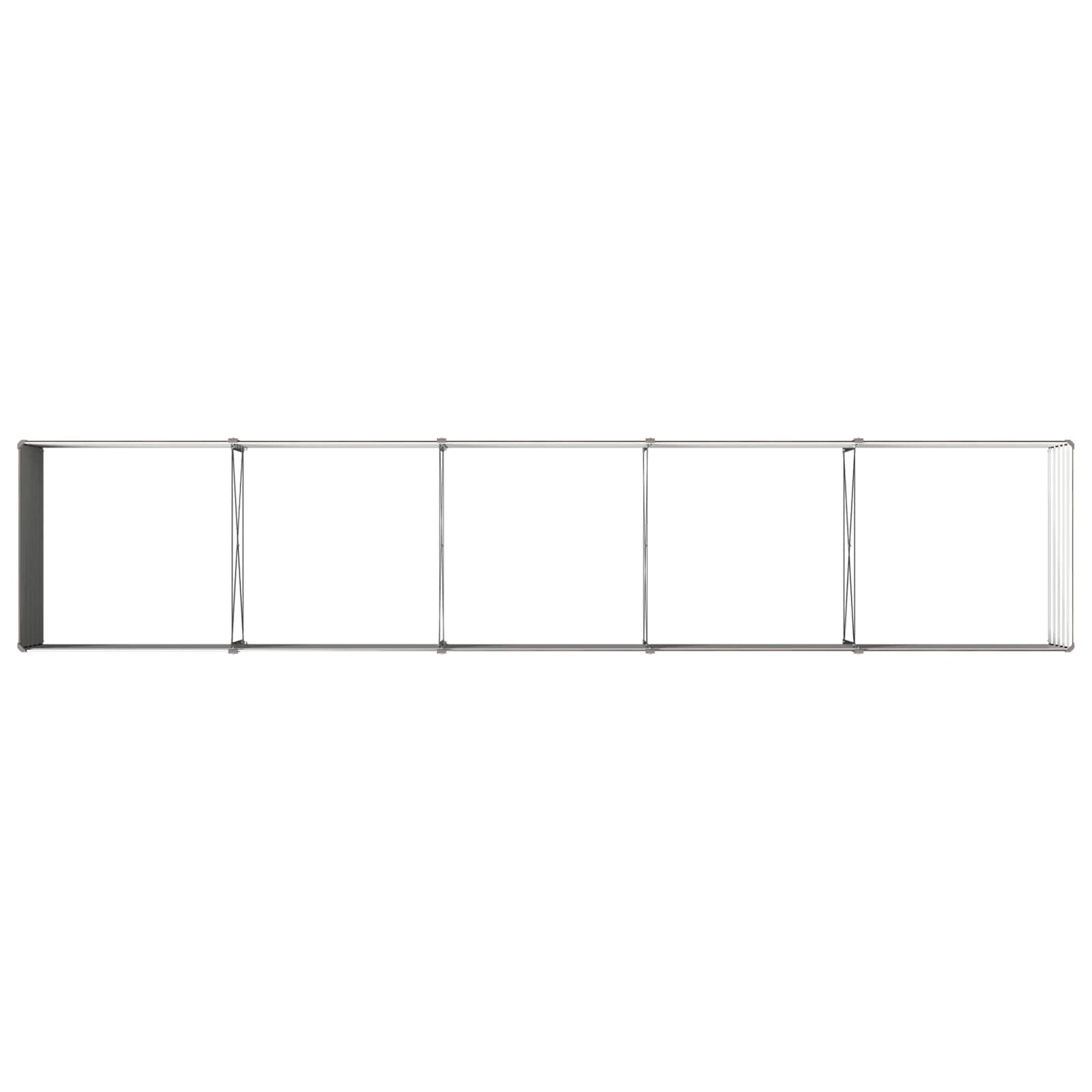 vidaXL Raised Garden Bed Black 400 x 80 x 55 cm cold-rolled steel