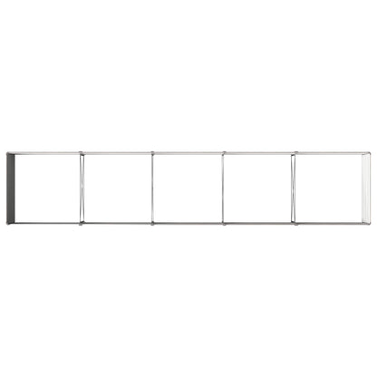 vidaXL Raised Garden Bed Black 400 x 80 x 55 cm cold-rolled steel