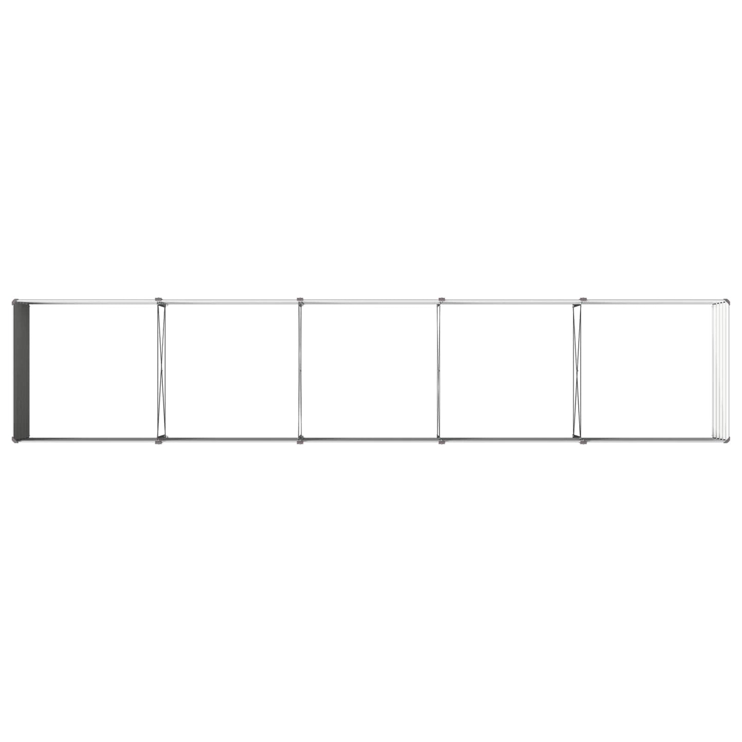 vidaXL Raised Garden Bed Grey 400 x 80 x 55 cm cold-rolled steel