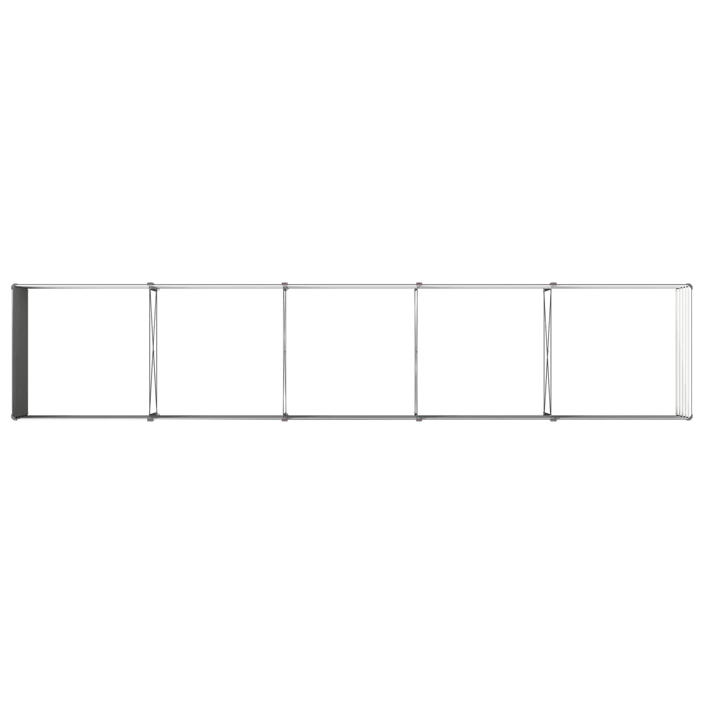 vidaXL Raised Garden Bed Anthracite 400 x 80 x 55 cm cold-rolled steel