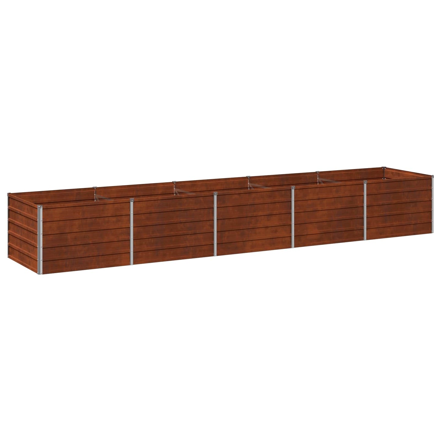 vidaXL Raised Garden Bed Rusty 400 x 80 x 55 cm corton