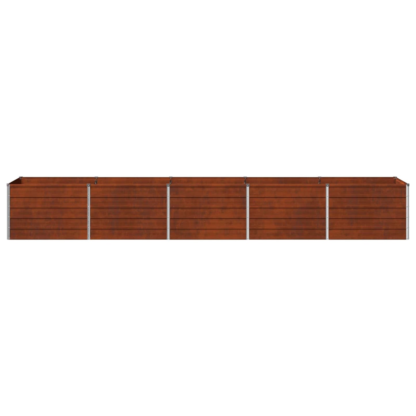 vidaXL Raised Garden Bed Rusty 400 x 80 x 55 cm corton