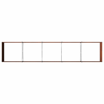vidaXL Raised Garden Bed Rusty 400 x 80 x 55 cm corton