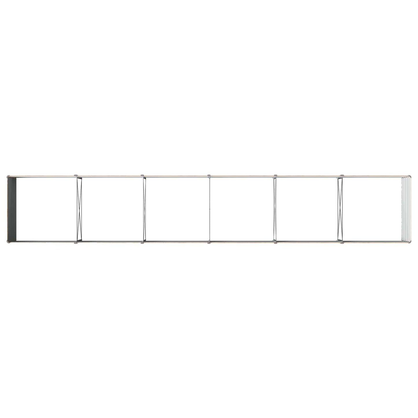 vidaXL Raised Garden Bed Wood Brown 480 x 80 x 55 cm cold-rolled steel
