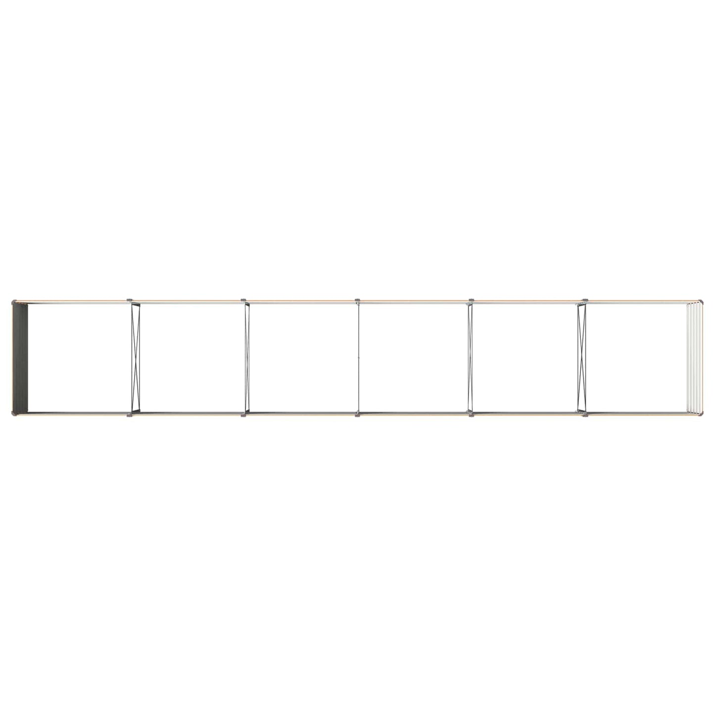 vidaXL Raised Garden Bed Natural 480 x 80 x 55 cm cold-rolled steel