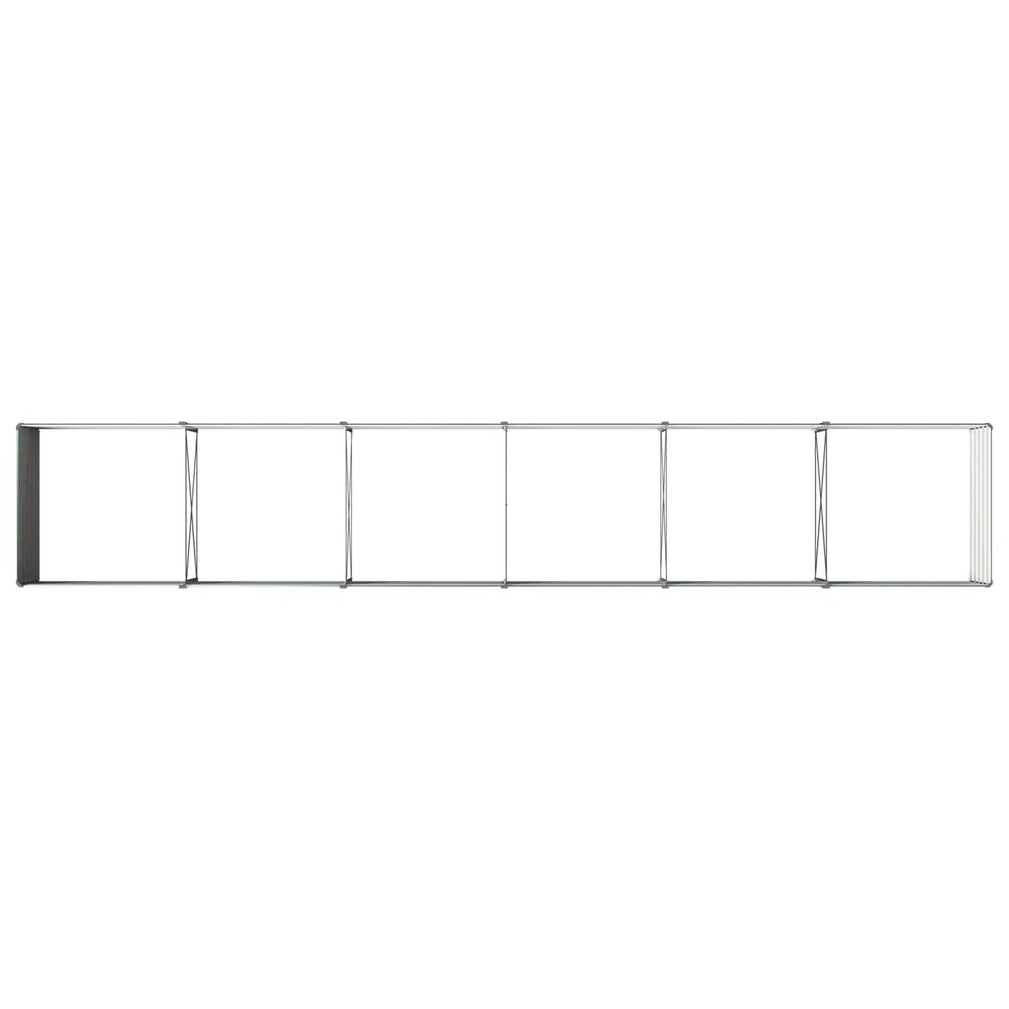 vidaXL Raised Garden Bed Green 480 x 80 x 55 cm cold-rolled steeel
