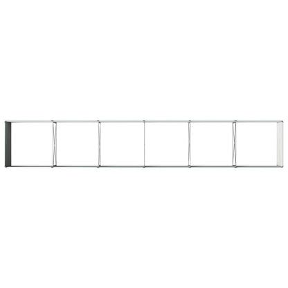 vidaXL Raised Garden Bed Green 480 x 80 x 55 cm cold-rolled steeel