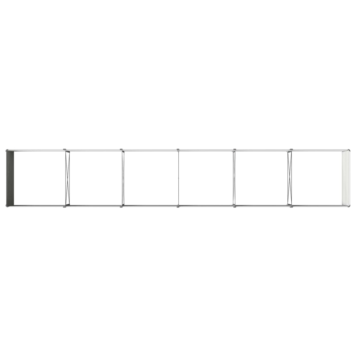 vidaXL Raised Garden Bed Grey 480 x 80 x 55 cm cold-rolled steel