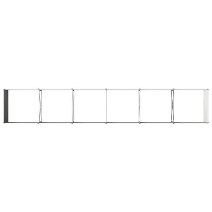 vidaXL Raised Garden Bed Grey 480 x 80 x 55 cm cold-rolled steel