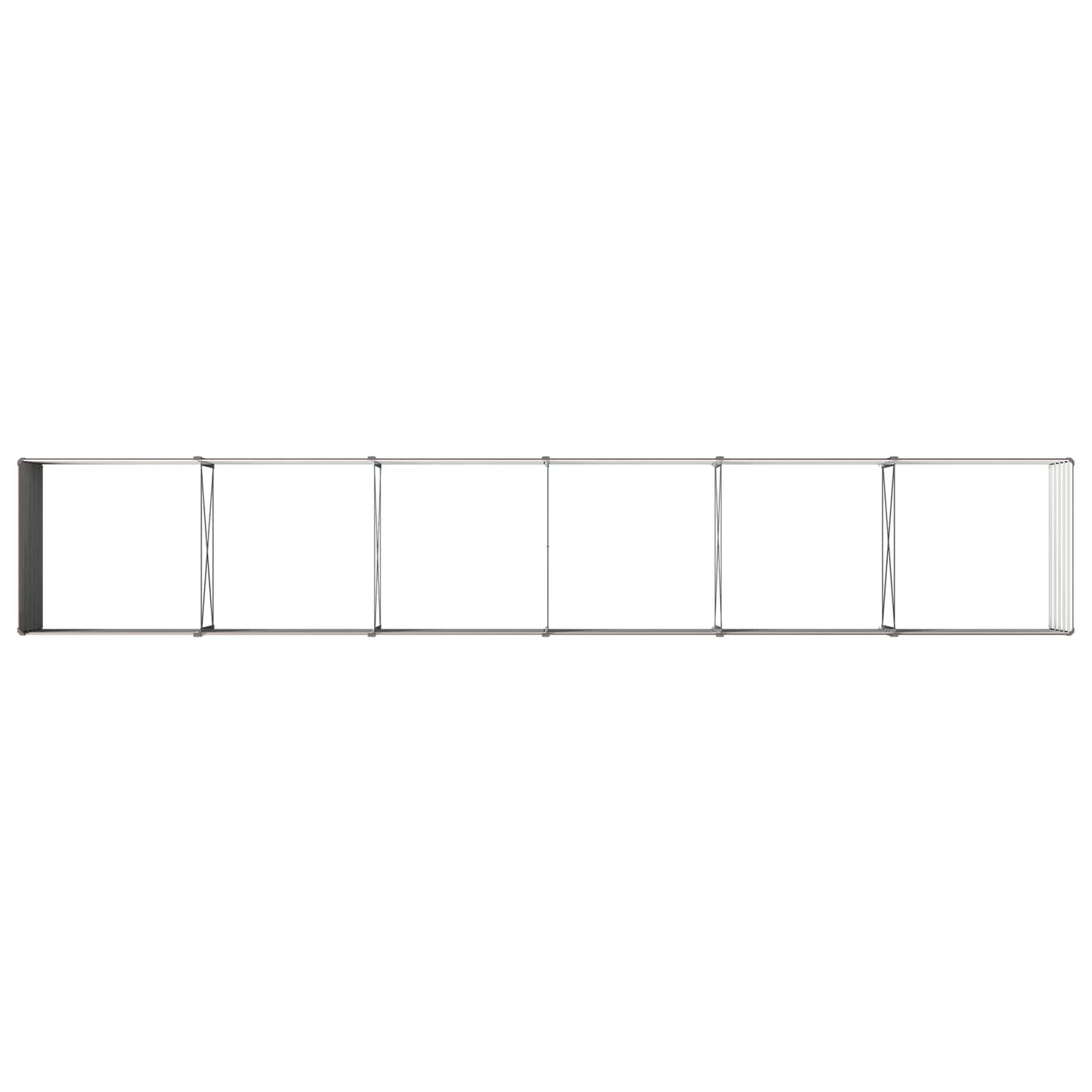 vidaXL Raised Garden Bed Brown 480 x 80 x 55 cm cold-rolled steel