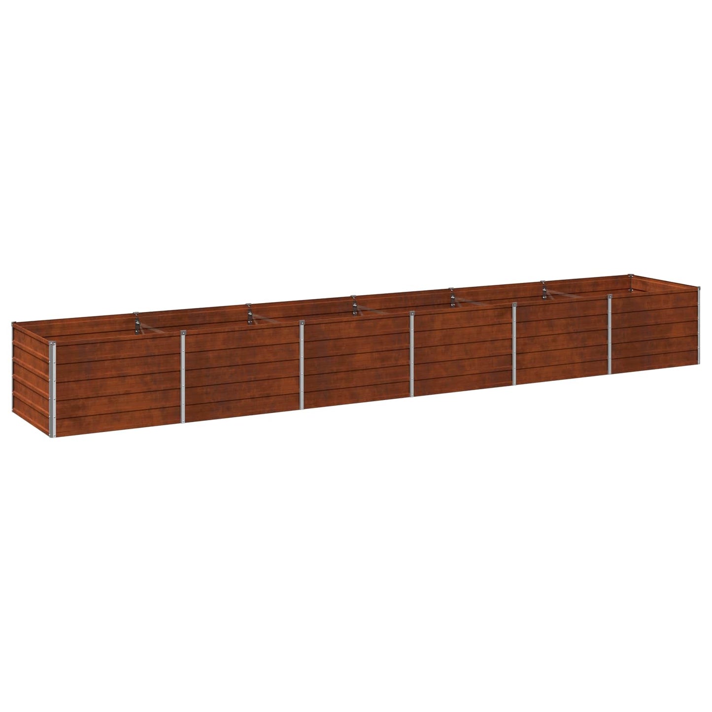 vidaXL Raised Garden Bed Rusty 480 x 80 x 55 cm corton