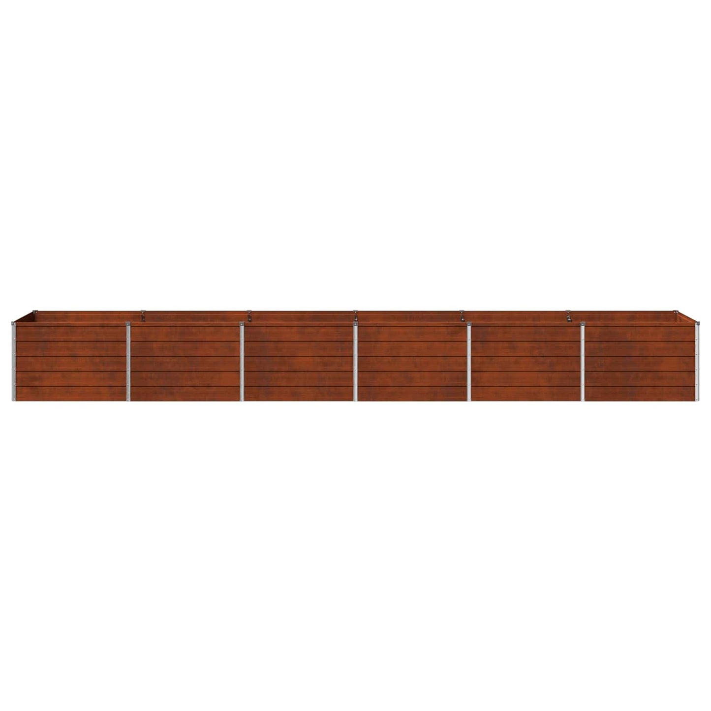 vidaXL Raised Garden Bed Rusty 480 x 80 x 55 cm corton