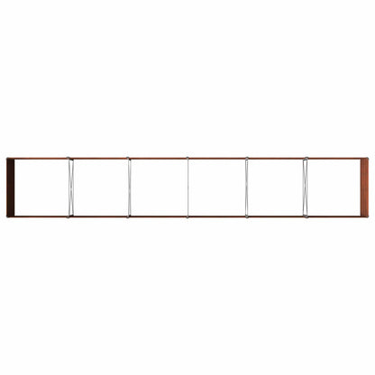 vidaXL Raised Garden Bed Rusty 480 x 80 x 55 cm corton