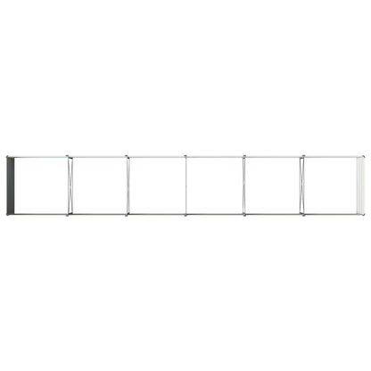 vidaXL Raised Garden Bed Ivory 480 x 80 x 55 cm cold-rolled steel