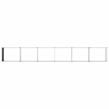 vidaXL Raised Garden Bed Wood Brown 600 x 80 x 55 cm cold-rolled steel