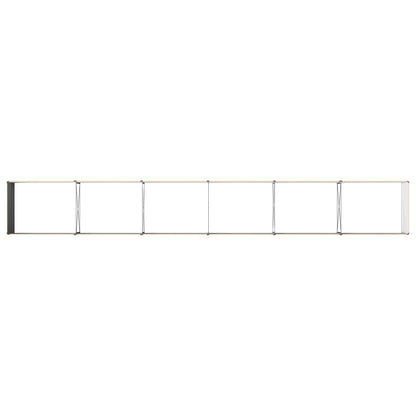 vidaXL Raised Garden Bed Natural 600 x 80 x 55 cm cold-rolled steel